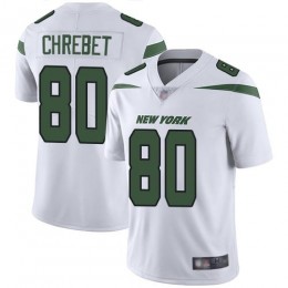 New York Jets #80 Wayne Chrebet White Men's Stitched NFL Vapor Untouchable Limited Jersey