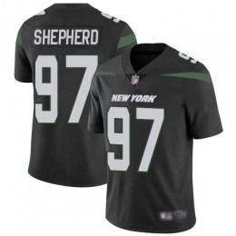 New York Jets #97 Nathan Shepherd Black Alternate Men's Stitched NFL Vapor Untouchable Limited Jersey