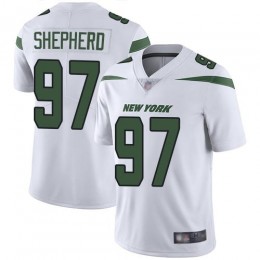 New York Jets #97 Nathan Shepherd White Men's Stitched NFL Vapor Untouchable Limited Jersey