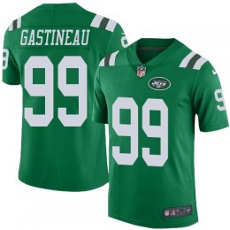 New York Jets #99 Mark Gastineau Green Men's Stitched NFL Limited Rush Jersey