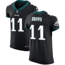 Eagles #11 A.J. Brown Black Alternate Men's Stitched NFL New Elite Jersey