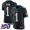 Eagles #1 Jalen Hurts Black Alternate Men's Stitched NFL 100th Season Vapor Untouchable Limited Jersey