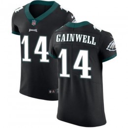 Eagles #14 Kenneth Gainwell Black Alternate Men's Stitched NFL New Elite Jersey