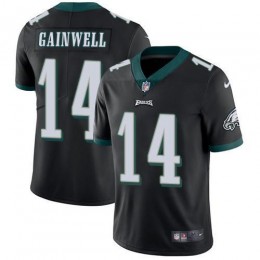 Eagles #14 Kenneth Gainwell Black Alternate Men's Stitched NFL Vapor Untouchable Limited Jersey