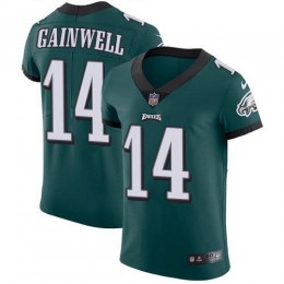 Eagles #14 Kenneth Gainwell Green Team Color Men's Stitched NFL Vapor Untouchable Elite Jersey