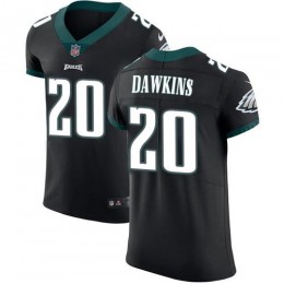 Eagles #20 Brian Dawkins Black Alternate Men's Stitched NFL Vapor Untouchable Elite Jersey