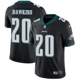 Eagles #20 Brian Dawkins Black Alternate Men's Stitched NFL Vapor Untouchable Limited Jersey