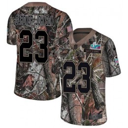 Eagles #23 C.J. Gardner-Johnson Camo Super Bowl LVII Patch Men's Stitched NFL Limited Rush Realtree Jersey