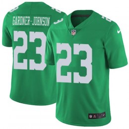 Eagles #23 C.J. Gardner-Johnson Green Men's Stitched NFL Limited Rush Jersey
