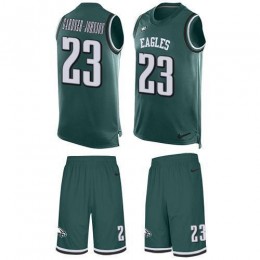 Eagles #23 C.J. Gardner-Johnson Green Team Color Men's Stitched NFL Limited Tank Top Suit Jersey