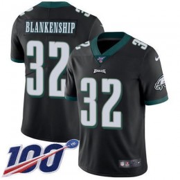 Eagles #32 Reed Blankenship Black Alternate Men's Stitched NFL 100th Season Vapor Untouchable Limited Jersey
