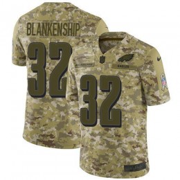 Eagles #32 Reed Blankenship Camo Men's Stitched NFL Limited 2018 Salute To Service Jersey