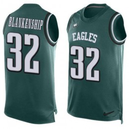 Eagles #32 Reed Blankenship Green Team Color Men's Stitched NFL Limited Tank Top Jersey