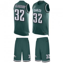 Eagles #32 Reed Blankenship Green Team Color Men's Stitched NFL Limited Tank Top Suit Jersey