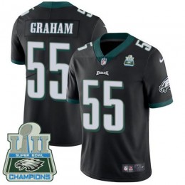 Eagles #55 Brandon Graham Black Alternate Super Bowl LII Champions Men's Stitched NFL Vapor Untouchable Limited Jersey