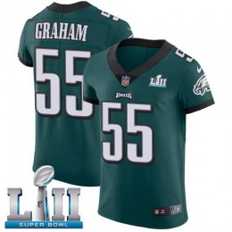 Eagles #55 Brandon Graham Midnight Green Team Color Super Bowl LII Men's Stitched NFL Vapor Untouchable Elite Jersey
