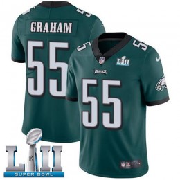 Eagles #55 Brandon Graham Midnight Green Team Color Super Bowl LII Men's Stitched NFL Vapor Untouchable Limited Jersey
