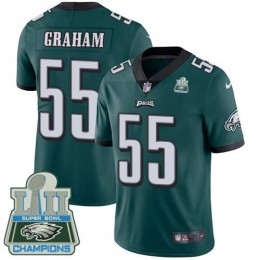 Eagles #55 Brandon Graham Midnight Green Team Color Super Bowl LII Champions Men's Stitched NFL Vapor Untouchable Limited Jersey