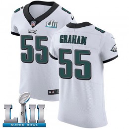 Eagles #55 Brandon Graham White Super Bowl LII Men's Stitched NFL Vapor Untouchable Elite Jersey