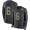 Eagles #6 DeVonta Smith Anthracite Super Bowl LVII Patch Salute To Service Men's Stitched NFL Limited Therma Long Sleeve Jersey