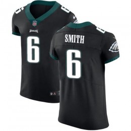 Eagles #6 DeVonta Smith Black Alternate Men's Stitched NFL New Elite Jersey