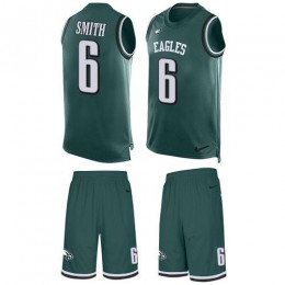Eagles #6 DeVonta Smith Green Team Color Men's Stitched NFL Limited Tank Top Suit Jersey