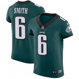 Eagles #6 DeVonta Smith Green Team Color Men's Stitched NFL Vapor Untouchable Elite Jersey