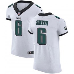 Eagles #6 DeVonta Smith White Men's Stitched NFL New Elite Jersey