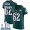 Eagles #62 Jason Kelce Midnight Green Team Color Super Bowl LII Men's Stitched NFL Vapor Untouchable Elite Jersey