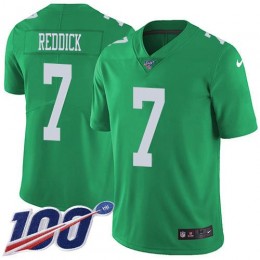 Eagles #7 Haason Reddick Green Men's Stitched NFL Limited Rush 100th Season Jersey