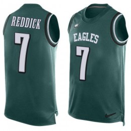 Eagles #7 Haason Reddick Green Team Color Men's Stitched NFL Limited Tank Top Jersey