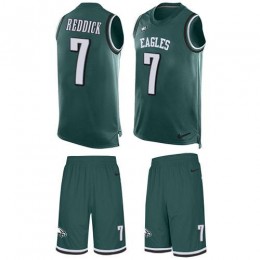 Eagles #7 Haason Reddick Green Team Color Men's Stitched NFL Limited Tank Top Suit Jersey