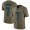 Eagles #7 Haason Reddick Olive Super Bowl LVII Patch Men's Stitched NFL Limited 2017 Salute To Service Jersey