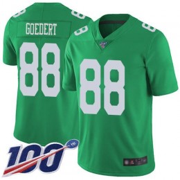 Eagles #88 Dallas Goedert Green Men's Stitched NFL Limited Rush 100th Season Jersey