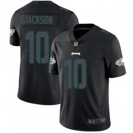 Philadelphia Eagles #10 DeSean Jackson Black Men's Stitched NFL Limited Rush Impact Jersey