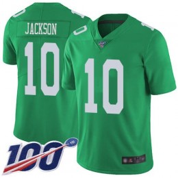 Philadelphia Eagles #10 DeSean Jackson Green Men's Stitched NFL Limited Rush 100th Season Jersey