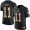 Philadelphia Eagles #11 Carson Wentz Black Men's Stitched NFL Limited Gold Rush Jersey