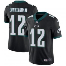 Philadelphia Eagles #12 Randall Cunningham Black Alternate Men's Stitched NFL Vapor Untouchable Limited Jersey