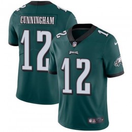 Philadelphia Eagles #12 Randall Cunningham Midnight Green Team Color Men's Stitched NFL Vapor Untouchable Limited Jersey