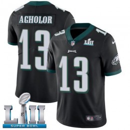 Philadelphia Eagles #13 Nelson Agholor Black Alternate Super Bowl LII Men's Stitched NFL Vapor Untouchable Limited Jersey