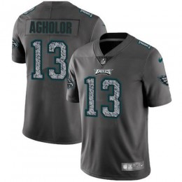 Philadelphia Eagles #13 Nelson Agholor Gray Static Men's Stitched NFL Vapor Untouchable Limited Jersey