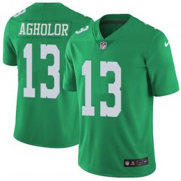 Philadelphia Eagles #13 Nelson Agholor Green Men's Stitched NFL Limited Rush Jersey