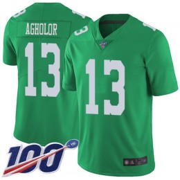 Philadelphia Eagles #13 Nelson Agholor Green Men's Stitched NFL Limited Rush 100th Season Jersey