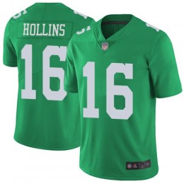 Philadelphia Eagles #16 Mack Hollins Green Men's Stitched NFL Limited Rush Jersey