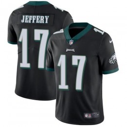 Philadelphia Eagles #17 Alshon Jeffery Black Alternate Men's Stitched NFL Vapor Untouchable Limited Jersey