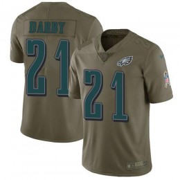 Philadelphia Eagles #21 Ronald Darby Olive Men's Stitched NFL Limited 2017 Salute To Service Jersey