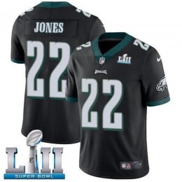 Philadelphia Eagles #22 Sidney Jones Black Alternate Super Bowl LII Men's Stitched NFL Vapor Untouchable Limited Jersey
