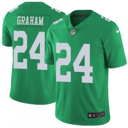 Philadelphia Eagles #24 Corey Graham Green Men's Stitched NFL Limited Rush Jersey