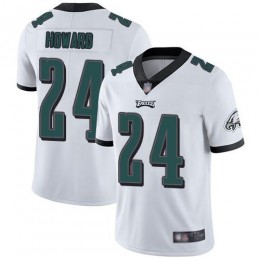 Philadelphia Eagles #24 Jordan Howard White Men's Stitched NFL Vapor Untouchable Limited Jersey