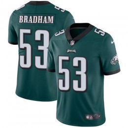 Philadelphia Eagles #53 Nigel Bradham Midnight Green Team Color Men's Stitched NFL Vapor Untouchable Limited Jersey